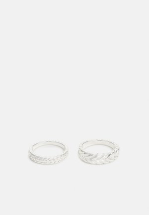 UNISEX 2 PACK - Ring - silver-coloured