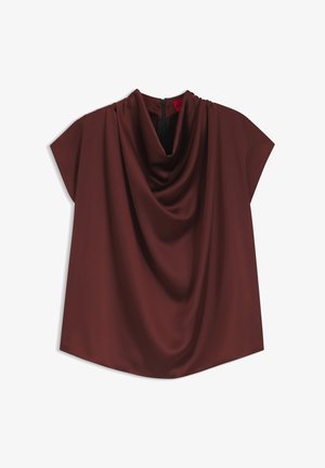 HUGO, CASMENA-1 - Blouse - brown overflow