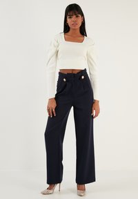 LELA REGULAR FIT - Broek - dark blue