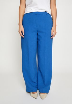 DELIA MID WAISTED STRAIGHT  - Tygbyxor - palace blue