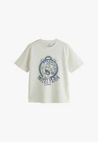 Neselectat, white blue mermaid embroidered graphic