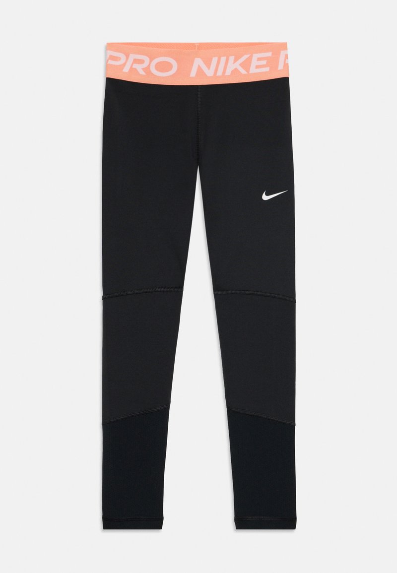 Nike Performance - LEGGINGS UNISEX - Legging (type pantalon) - black/apricot agate/white, Agrandir