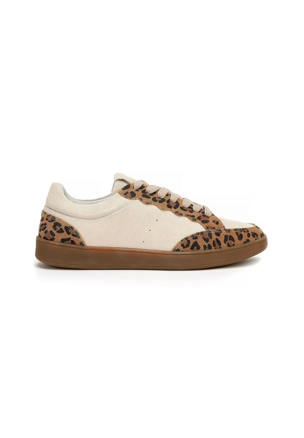SNEAKERS WITH INSERTS - Sneaker low - beige