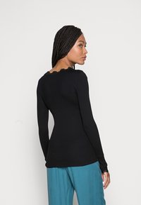 Rosemunde BABETTE REGULAR  - Maglietta a manica lunga - black
