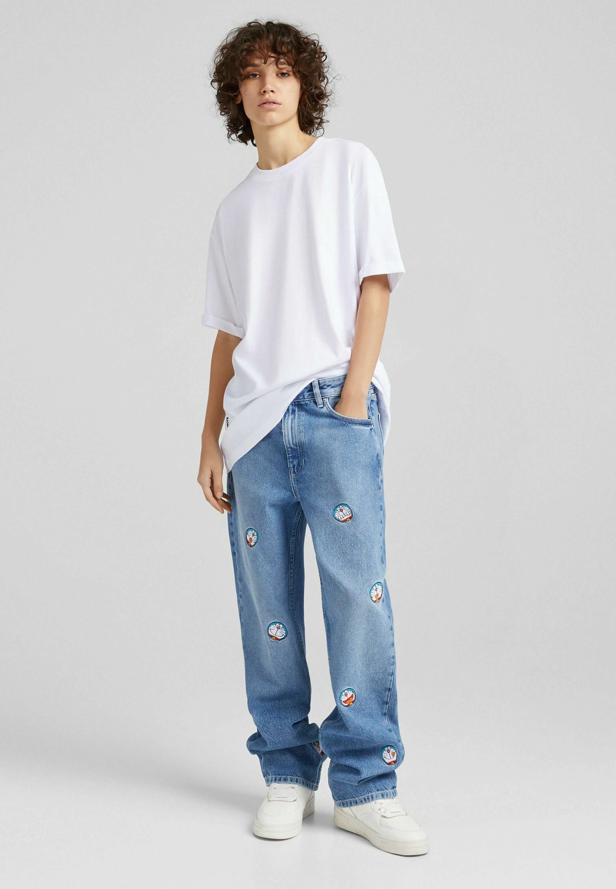 Straight leg jeans - lightblue denim 