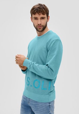 MIT LOGO - Sweatshirt - türkis