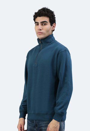 Strickpullover - petrol