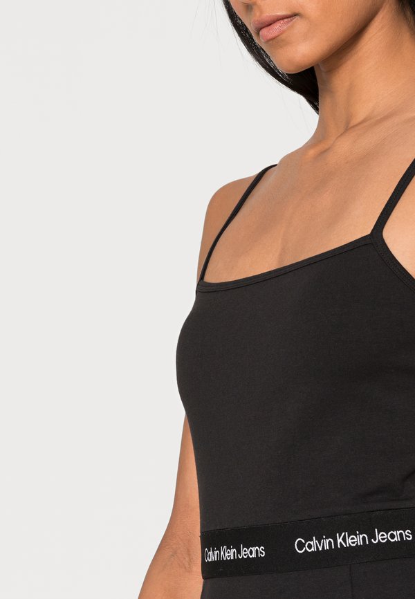 LOGO TAPE STRAPPY DRESS - Jersey dress4