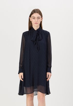 GANT BOW DRESS - Päevakleit - evening blue