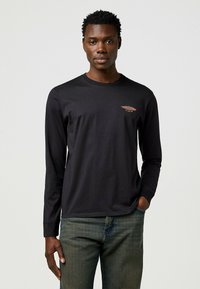 Wrangler LONG SLEEVE LS_AMERICANA - REGULAR FIT - Maglione - black