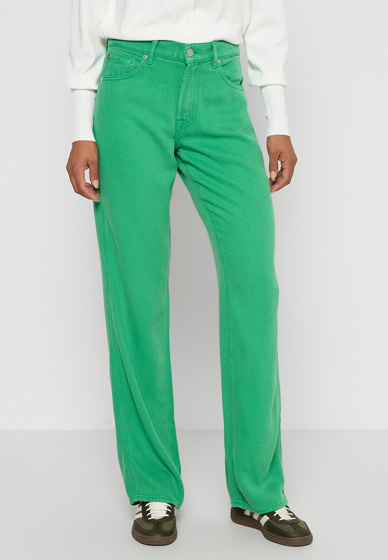 7 For All Mankind Straight leg jeans groen 7 For All Mankind Straight leg jeans groen