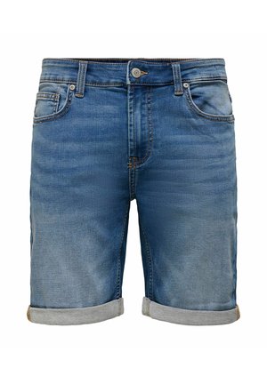 Only & Sons, Denim ONSPLY Mid waist Regular Fit - Short en jean - medium blue denim