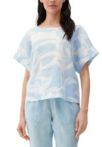 s.Oliver T-Shirt print - hellblau