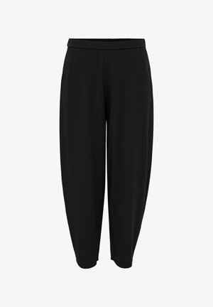ONLY Carmakoma, TROUSERS CARBANG BARREL FIT TROUSERS - Trousers - black