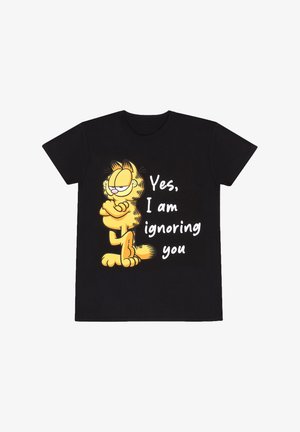 Henry Tiger GARFIELD IGNORING YOU - T-shirts print - black