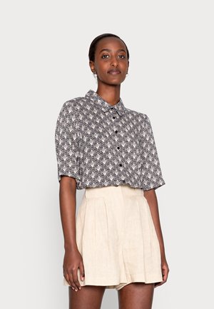 KAGERDA - Camicetta - black/sand dollar graphic
