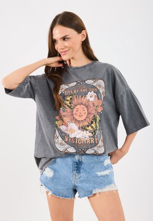 T-shirt print -  black