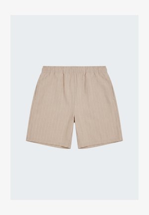 Project X Paris, SHORT À RAYURES AVEC TAILLE ÉLASTIQUÉE - Shorts - beige