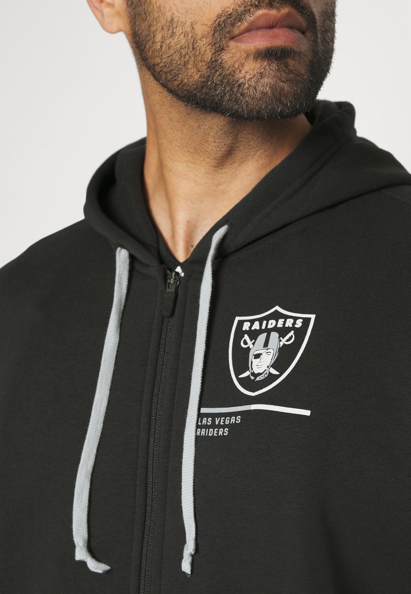 Nike Performance NFL LAS VEGAS RAIDERS MENS LEGACY HOOD - Sweatjacke -  black/field silver/schwarz - Zalando.de