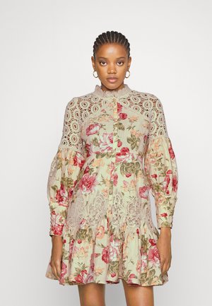 MINI DRESS - Shirt dress - peony