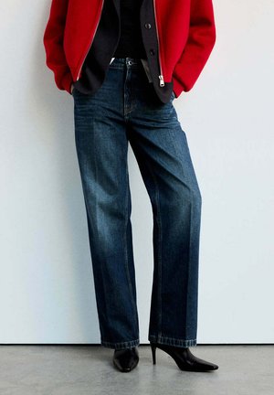 Mango, ADULT - Jean coupe décontractée - dark blue