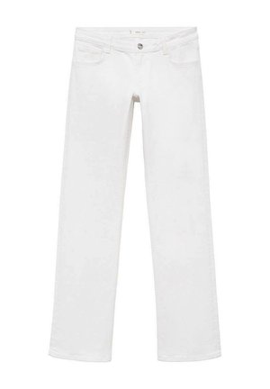 Mango Kids MET STUDS  - Straight leg jeans - gebroken wit