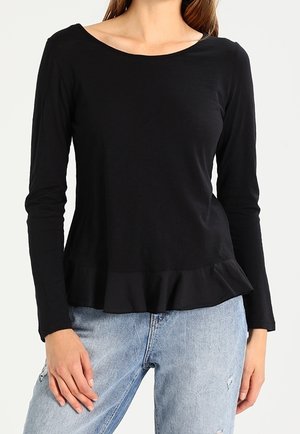 Rich & Royal, Langærmet T-shirt - black