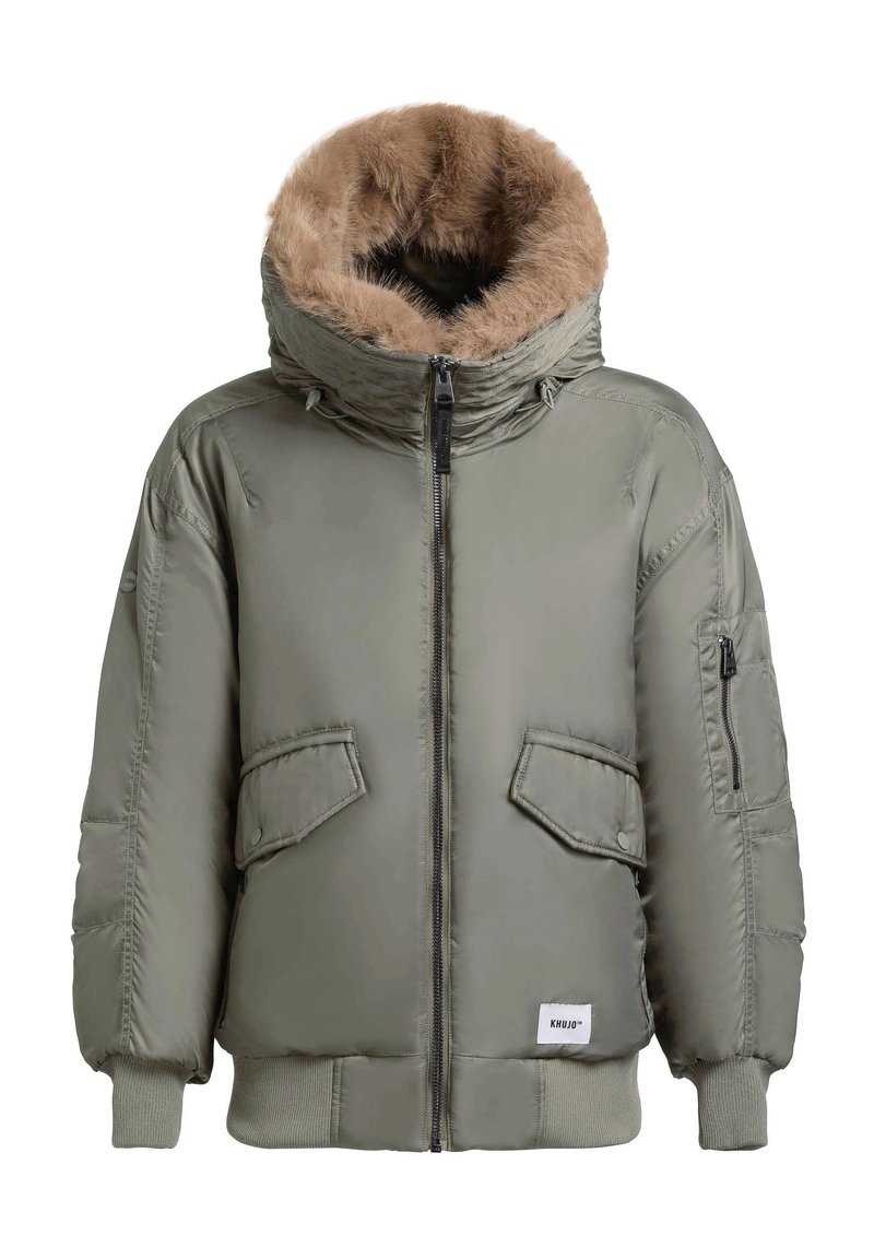 khujo Winterjas groen