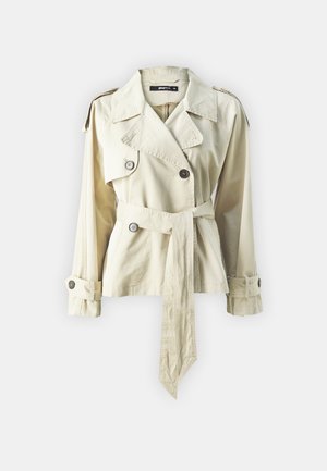 Gina Tricot Petite BELTED PETITE TRENCH - Skraistė - beige