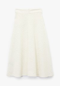 MIDI FLARED - Jupe trapèze - beige