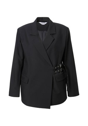 Studio Untold ASYMMETRIC BUCKLED - Blazer - black