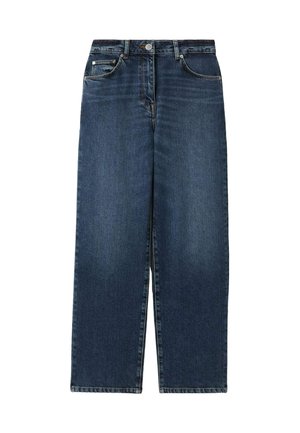 Reiss SELIN MID-RISE STRAIGHT PETITE - Relaxed fit -farkut - mid blue