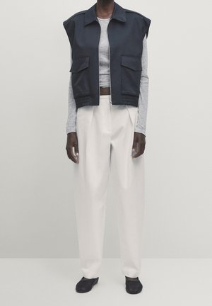 Veste sans manches - mottled dark blue