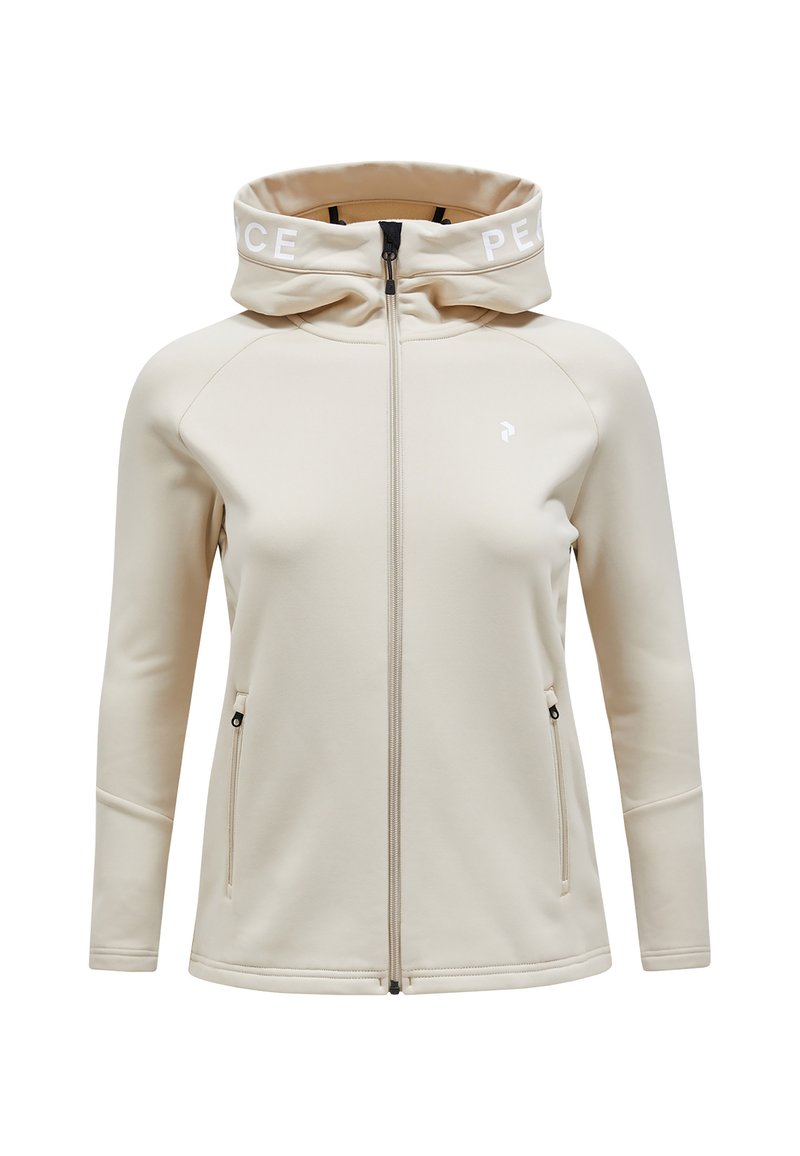 Peak Performance - RIDER ZIP  - Softshellová bunda - beige, Zvětšit