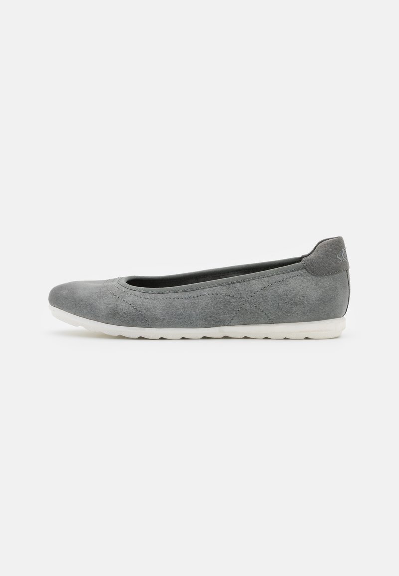 Damen Klassische Ballerinas | s.Oliver Klassischer Ballerina grey/grau - RR59622 Damen Klassische Ballerinas | s.Oliver Klassischer Ballerina grey/grau - RR59622