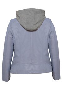 Maze Lederjacke - skyline blue