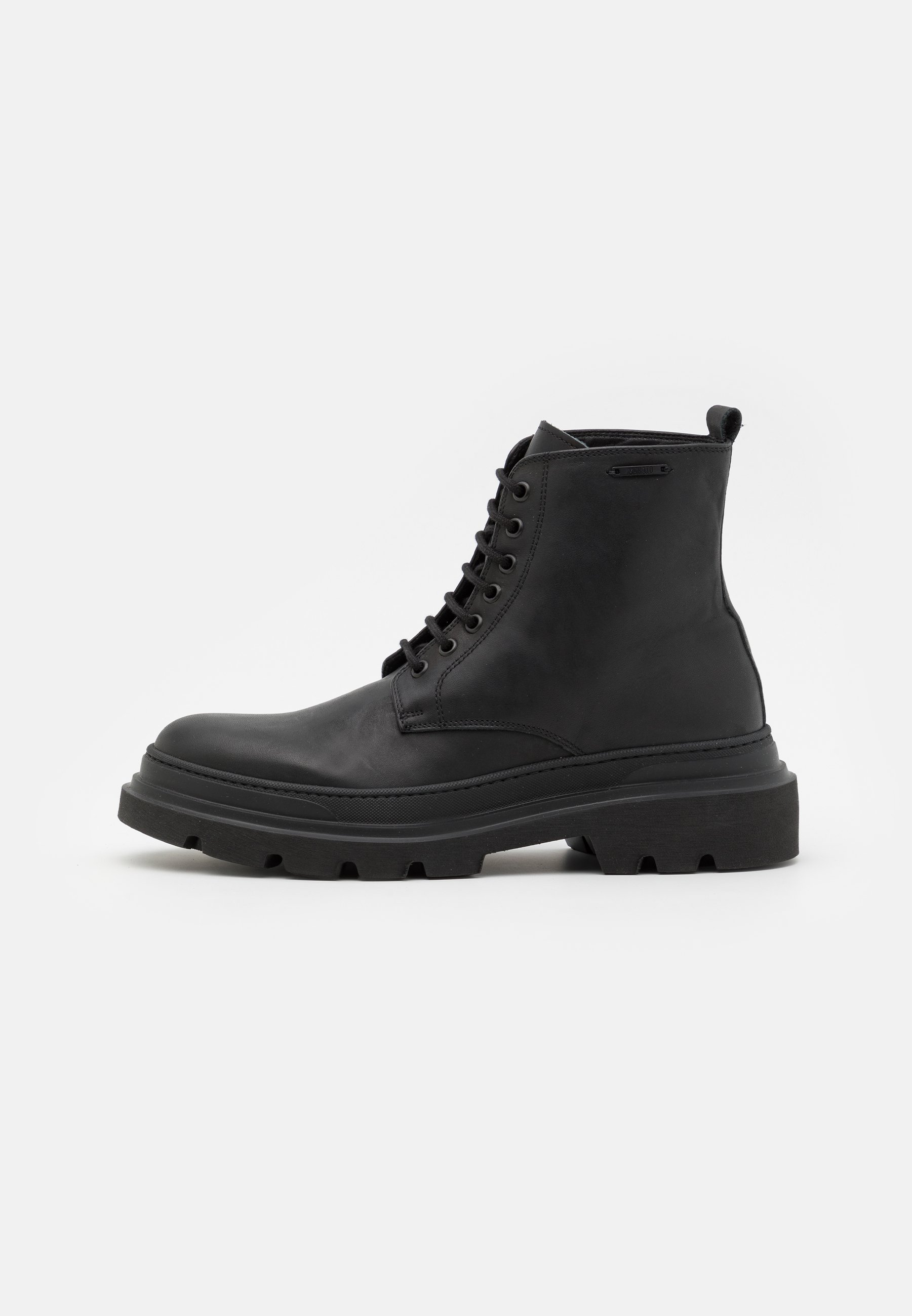 Antony Morato LACE UP BOOT 3D LOGO METAL PLATE - Botines con cordones -  black/negro - Zalando.es