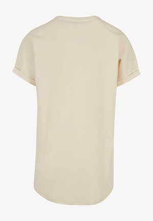 Urban Classics, LONG SHAPED TURNUP TEE - Βασικό μπλουζάκι - whitesand