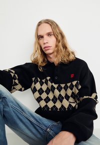 Weekday ANDRE BLOCK - Sportska majica - black