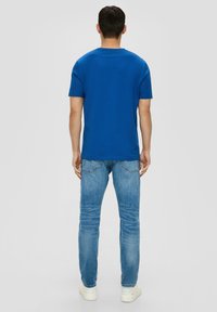 s.Oliver KURZARM - T-shirt print - royalblau