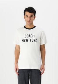 COACH LOCATION  - T-shirts med print - white