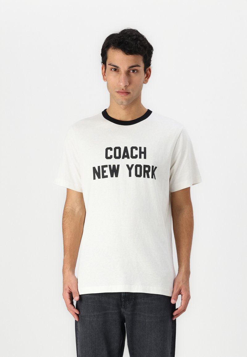 COACH LOCATION  - T-shirts med print - white