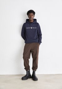 GANT Felpa con cappuccio - evening blue