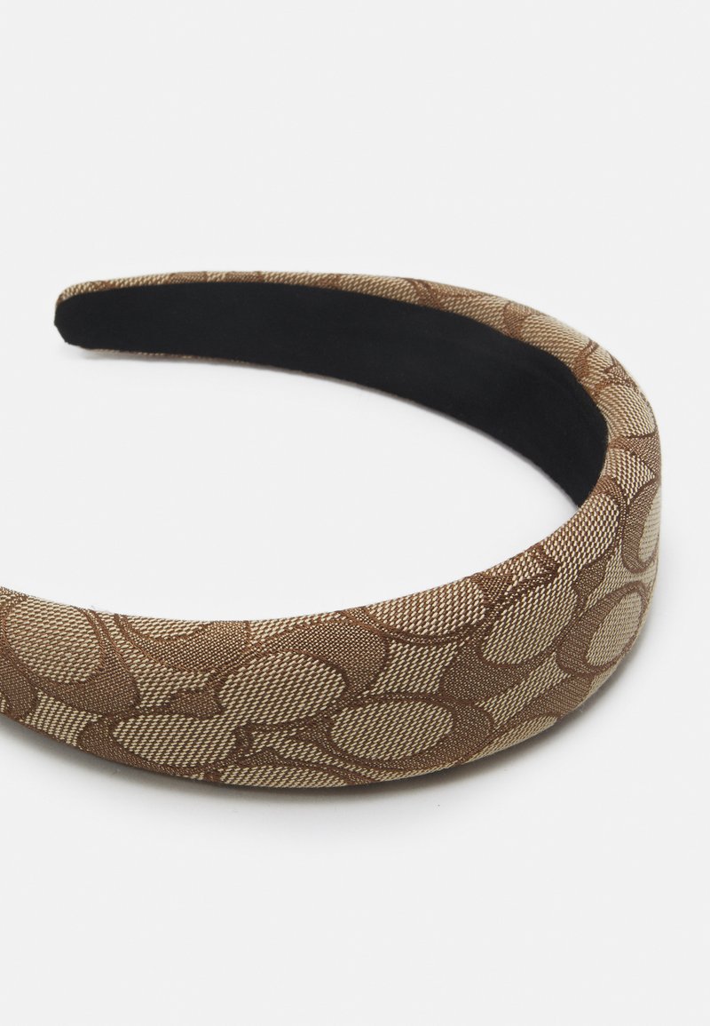 COACH SIGNATURE HEADBAND - Hair styling accessory - khaki 