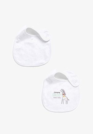 2 PACK - Bavoir - white