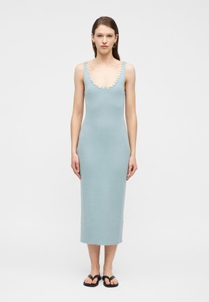 NEVA DRESS - Svetríkové šaty - seafoam