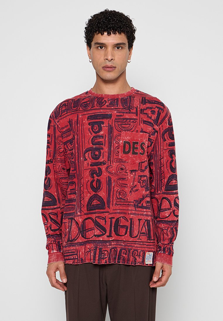 Desigual Longsleeve bordeauxrood