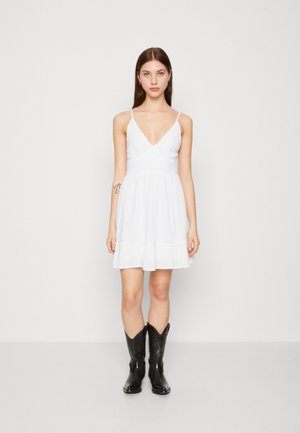 BARE CRINKLE COVERUP - Vestido informal - white