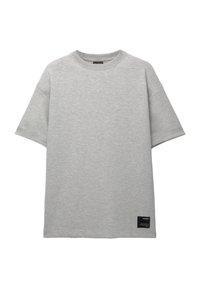 SHORT SLEEVE - PLUSH - T-shirt basic - light grey
