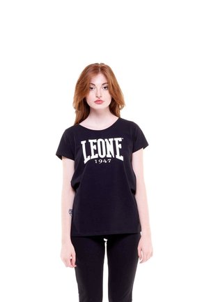 LEONE 1947, WOMAN SHORT SLEEVES BASIC 1947 - T-shirt imprimé - black-optic white